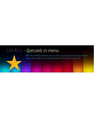 Specials in menu